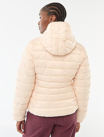 Doudoune légère à capuche unie