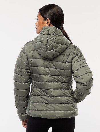 Doudoune légère à capuche unie