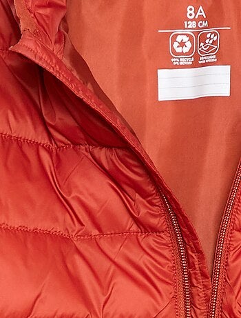 Doudoune légère avec capuche