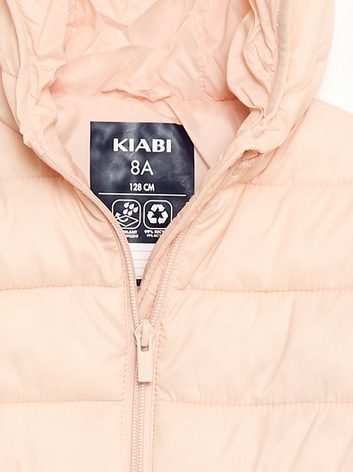 Doudoune légère avec capuche - Kiabi