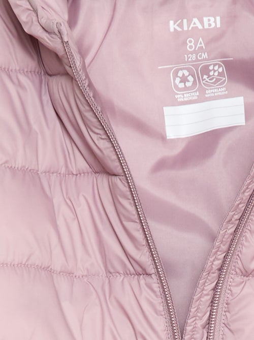 Doudoune légère avec capuche - Kiabi