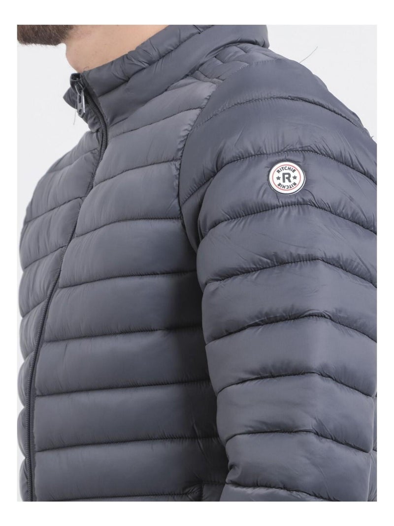 Doudoune légère col montant zernobi ii Gris - Kiabi