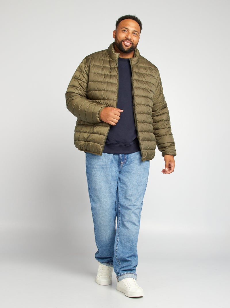 Doudoune légère Kaki - Kiabi
