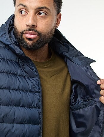 Doudoune légère matelassée avec capuche