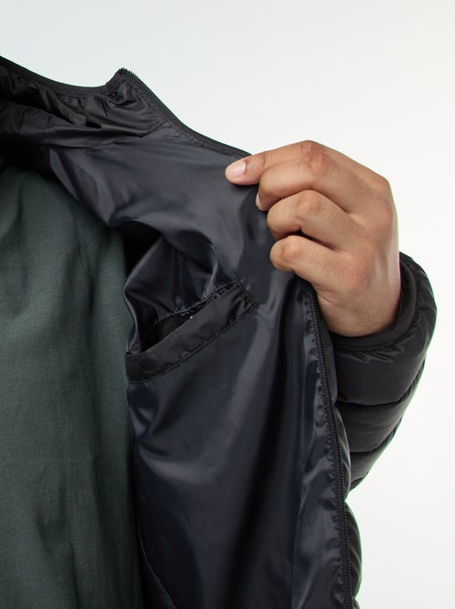 Doudoune légère matelassée avec capuche - Kiabi