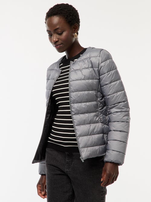 Doudoune légère matelassée et déperlante - Kiabi