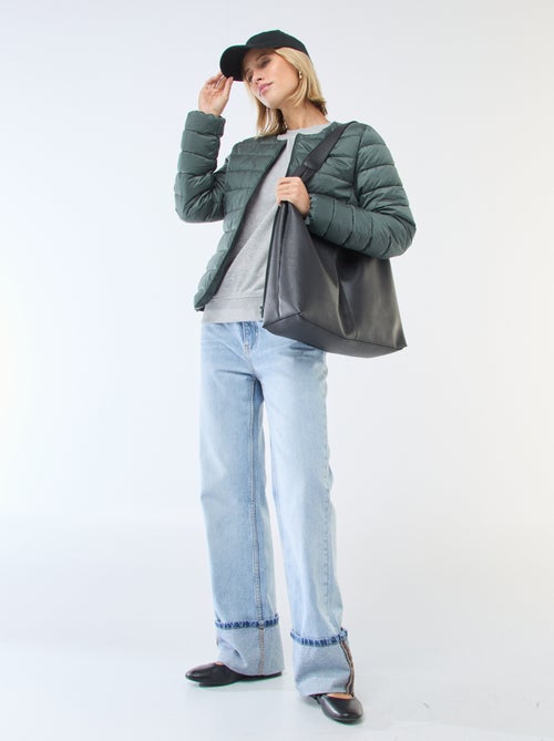 Doudoune légère matelassée et déperlante - Kiabi