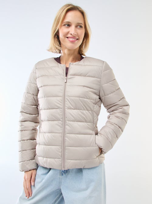 Doudoune légère matelassée et déperlante - Kiabi