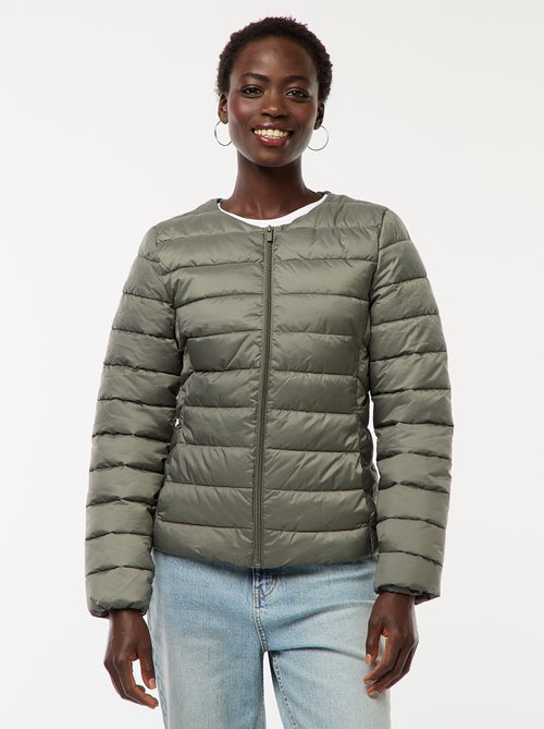 Doudoune légère matelassée et déperlante - Kiabi