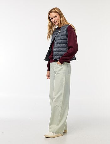 Doudoune légère matelassée sans manches