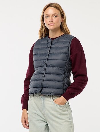 Doudoune légère matelassée sans manches