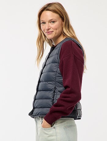 Doudoune légère matelassée sans manches