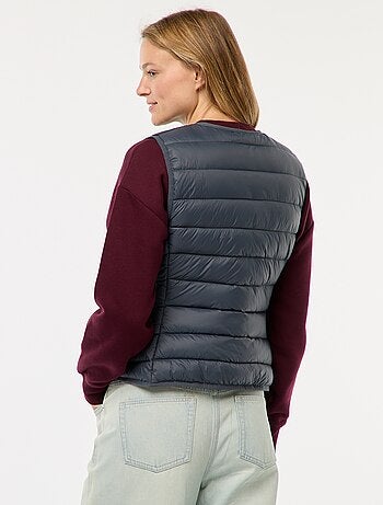 Doudoune légère matelassée sans manches