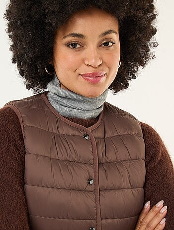 Doudoune légère matelassée sans manches