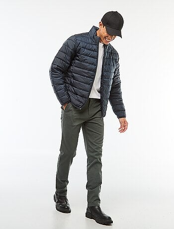 Doudoune légère matelassée unie