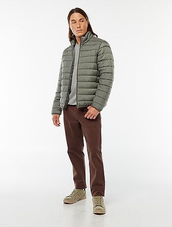 Doudoune légère matelassée unie