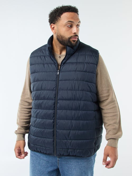 Doudoune légère sans manches à col montant - Kiabi