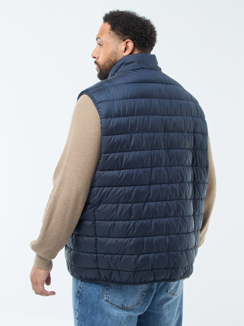 Doudoune légère sans manches à col montant - Kiabi