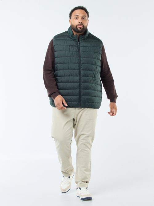 Doudoune légère sans manches à col montant - Kiabi