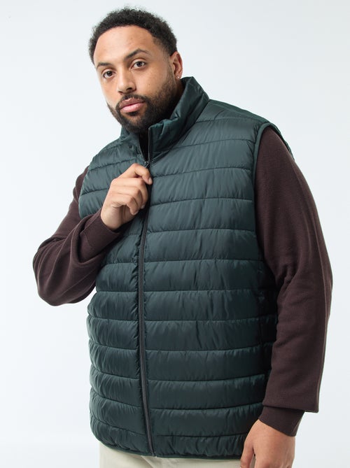 Doudoune légère sans manches à col montant - Kiabi