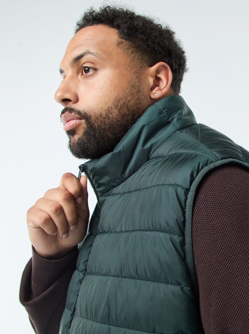 Doudoune légère sans manches à col montant - Kiabi