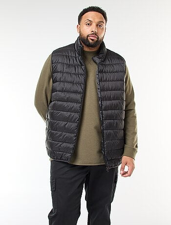 Doudoune légère sans manches à col montant