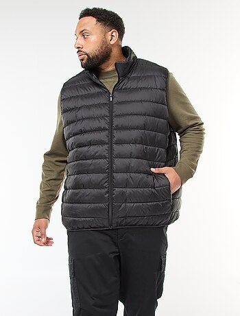 Doudoune légère sans manches à col montant