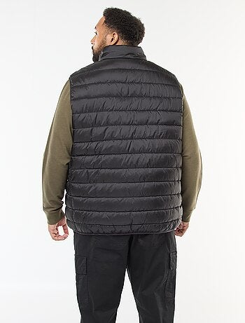 Doudoune légère sans manches à col montant