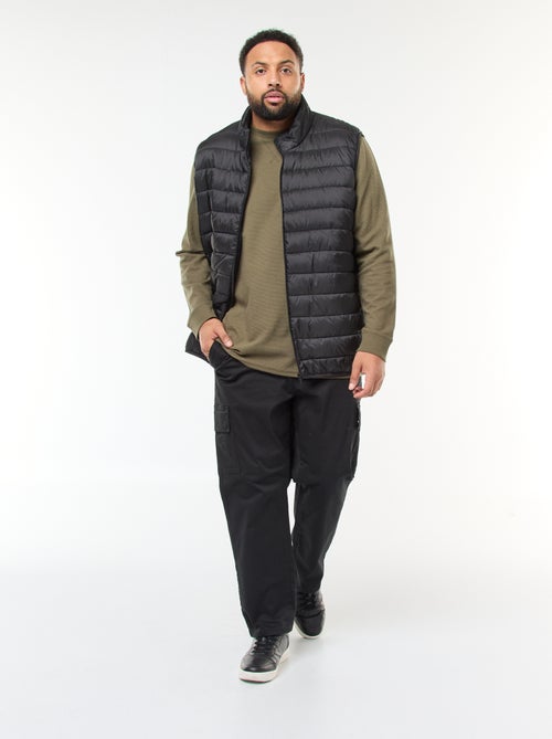 Doudoune légère sans manches à col montant - Kiabi