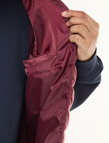 Doudoune légère sans manches à col montant