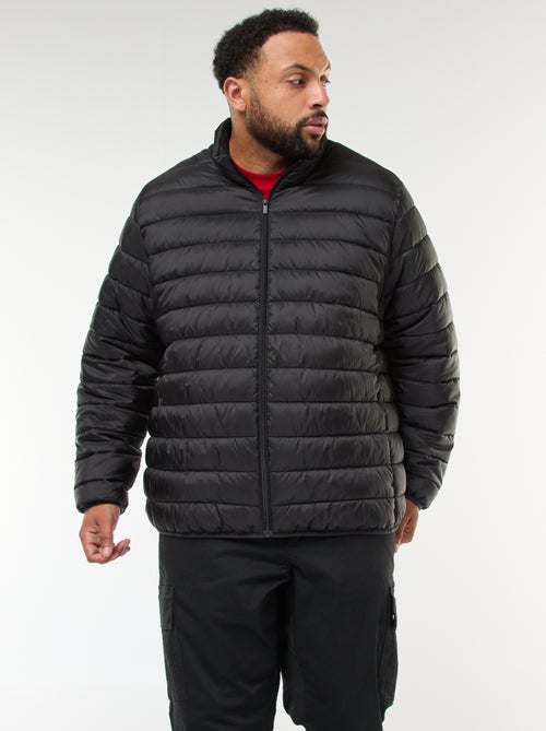 Doudoune légère unie à manches longues et col montant - Kiabi