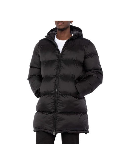 Doudoune longue e à capuche Homme Schott - Kiabi Doudoune longue e à capuche Homme Schott - Kiabi