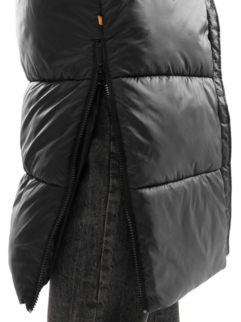 Doudoune longue femme lifestyle femme finland Noir - Kiabi