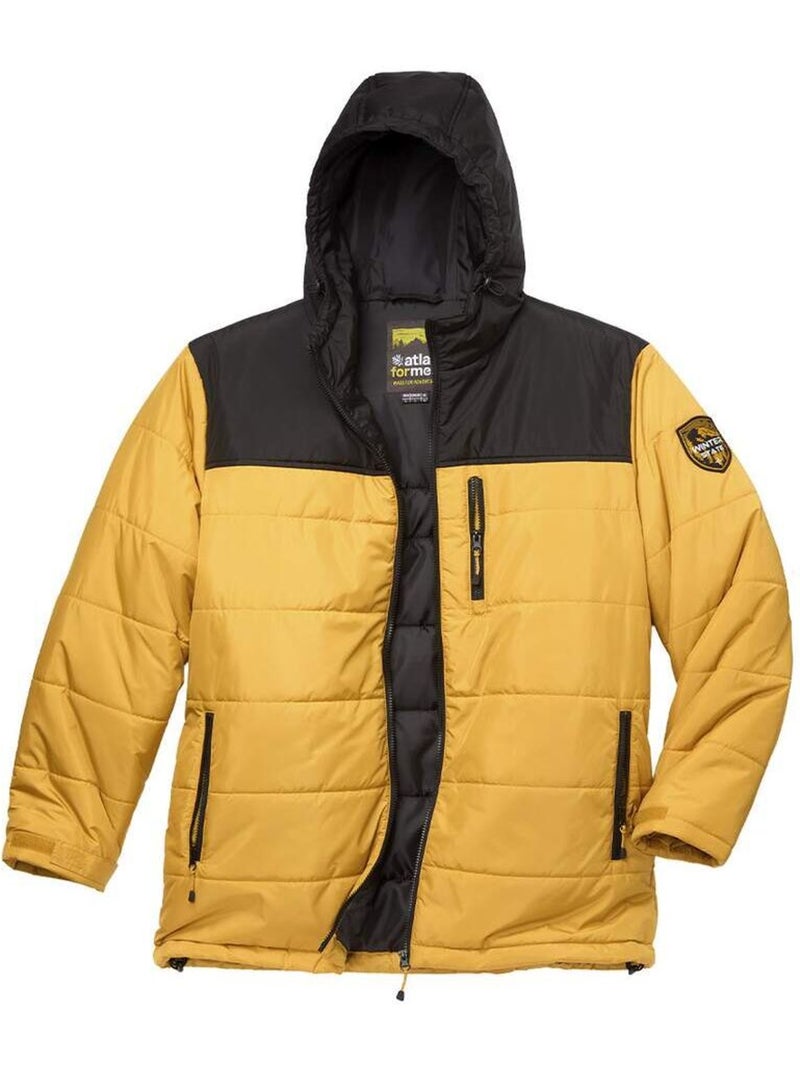 Doudoune Longue Sunny Winter  - ATLAS FOR MEN Jaune - Kiabi