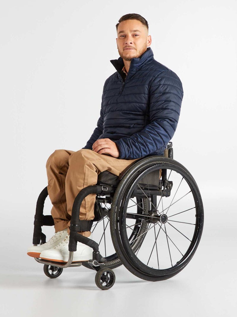 Doudoune matelassée - So Easy Bleu - Kiabi