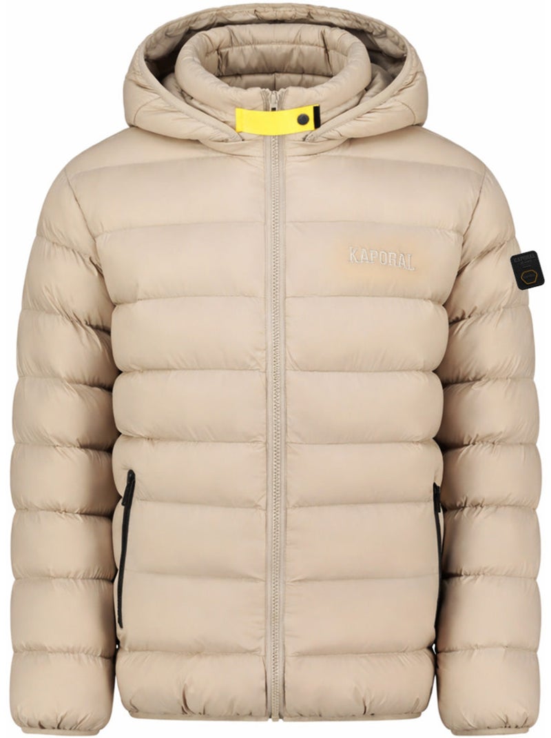 Doudoune matelassée à capuche avalancheoral hood – kaporal Beige - Kiabi