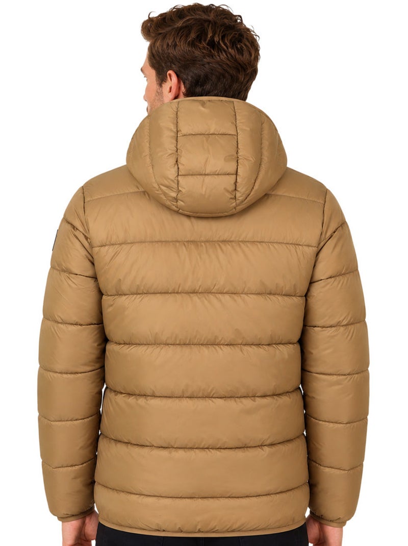 Doudoune matelassée à capuche avalancheoral hood – kaporal Taupe - Kiabi