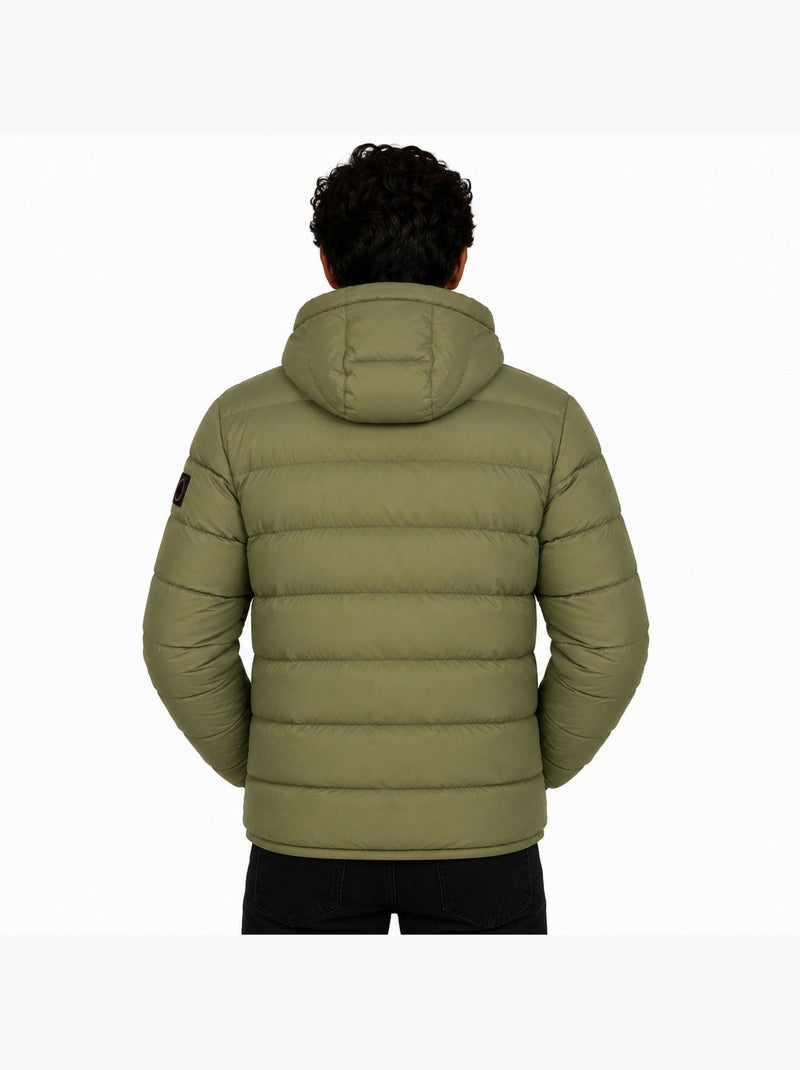 Doudoune matelassée à capuche avalancheoral hood – kaporal Vert olive - Kiabi