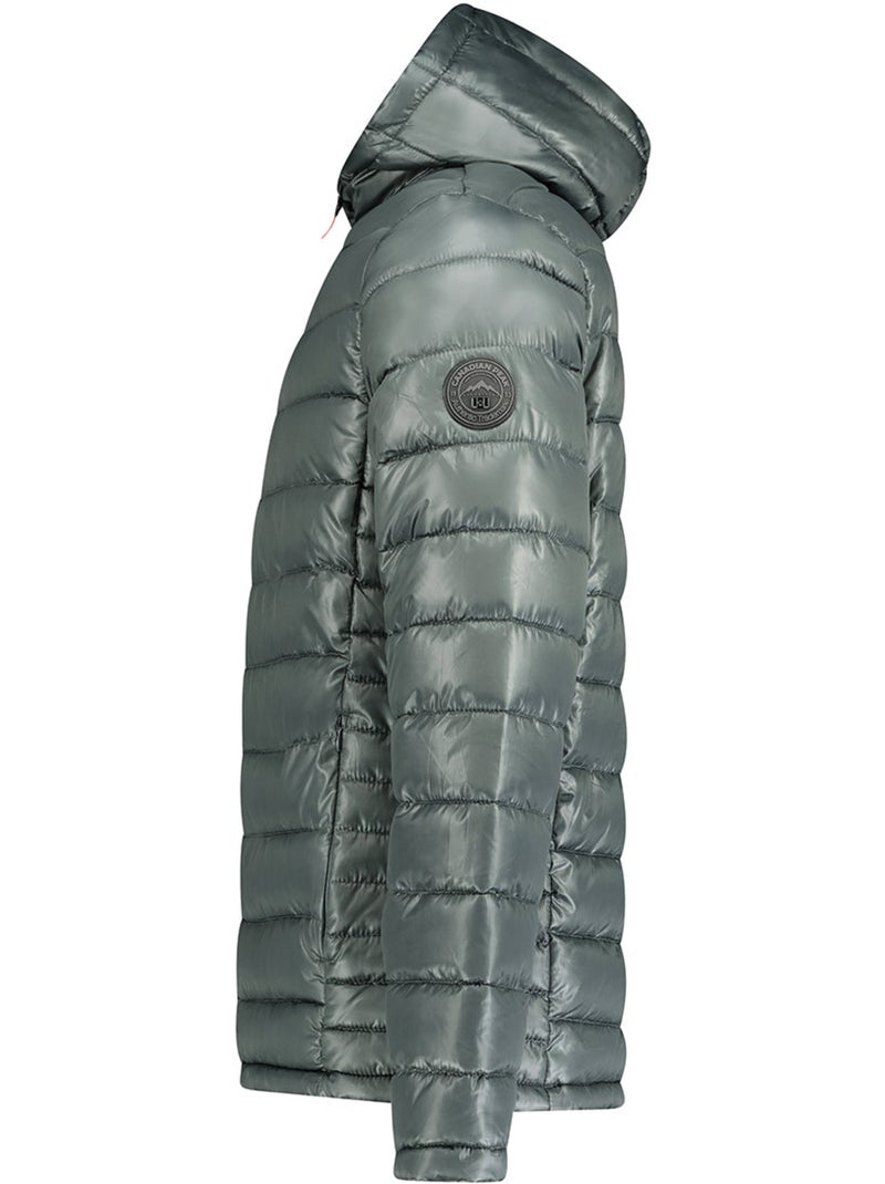 Doudoune matelassée à capuche calendreak – canadian peak Gris foncé - Kiabi