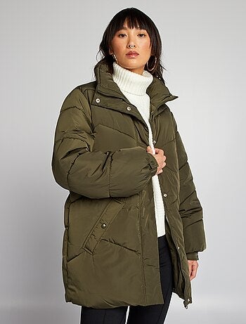 Manteau hiver 2024 femme kaki