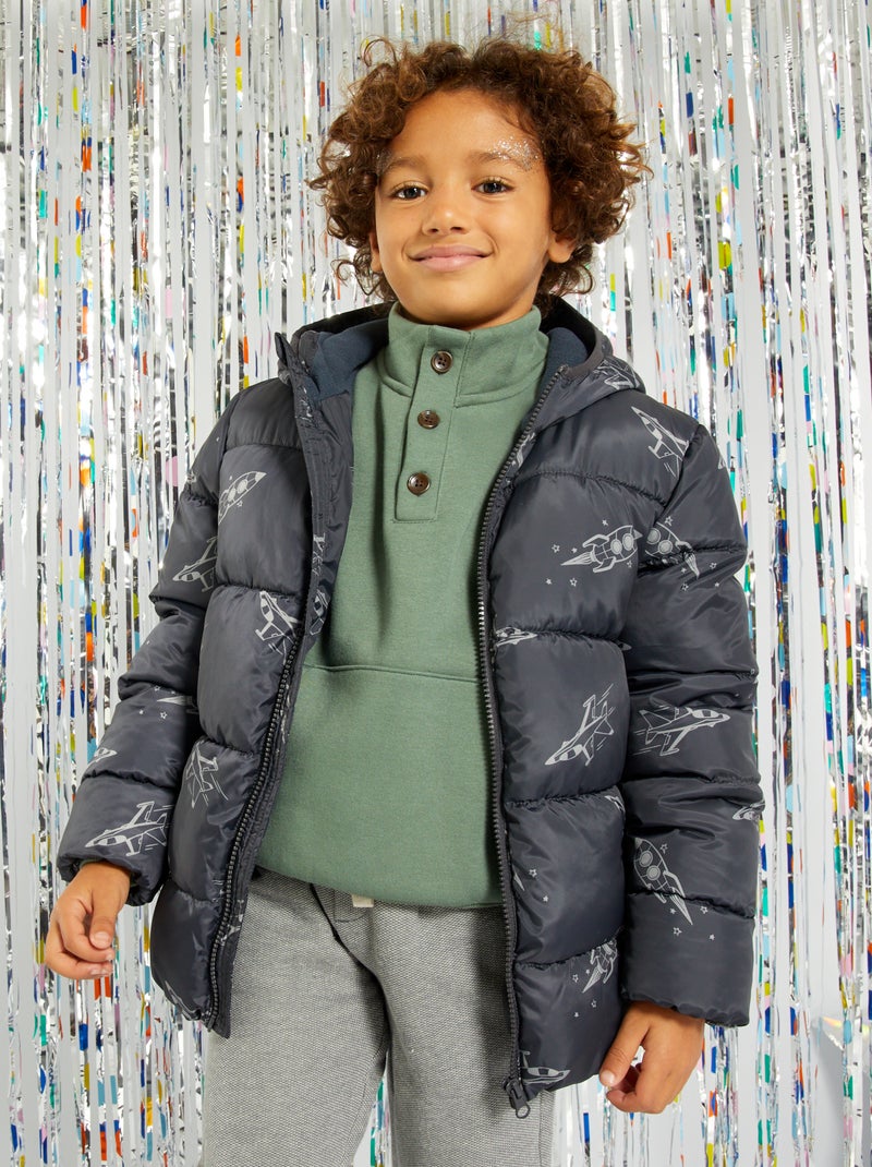 Veste Matelassée Dolce & Gabbana Enfant Noir étoiles - Taille 9/10 - Neuf Avec étiquettes