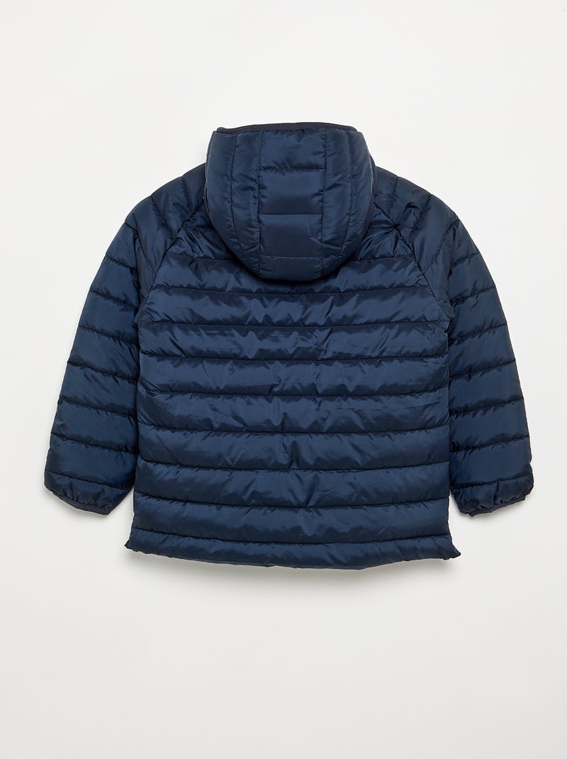 Doudoune matelassée avec intérieur sherpa - collection facile à enfiler Bleu - Kiabi