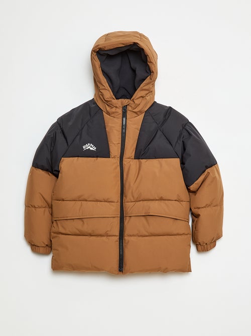 Doudoune matelassée bicolore - Kiabi