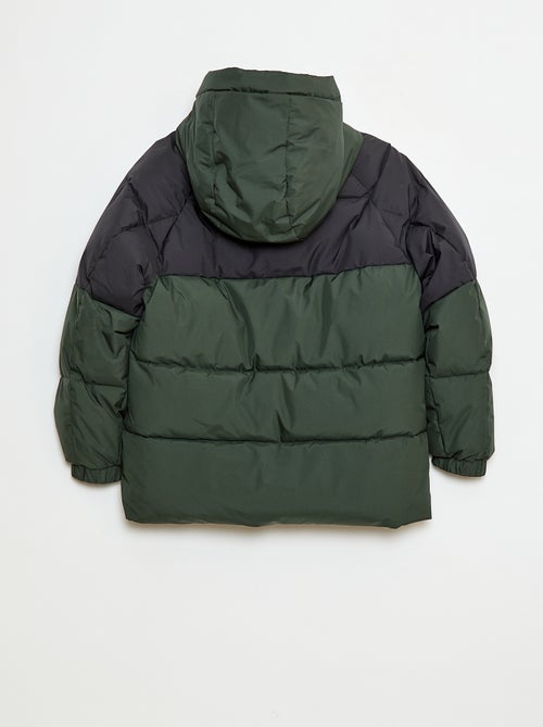 Doudoune matelassée bicolore - Kiabi