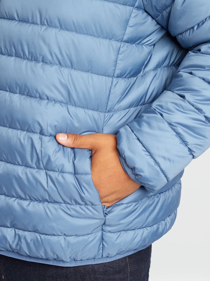 Doudoune matelassée Bleu - Kiabi