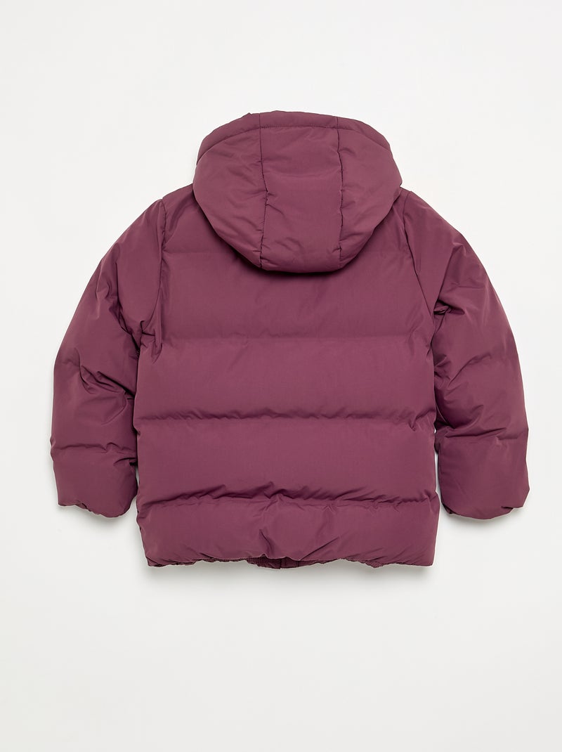 Doudoune matelassée doublée Violet - Kiabi