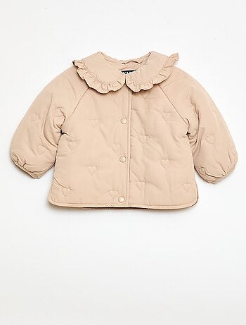 Doudoune matelassée en cœurs