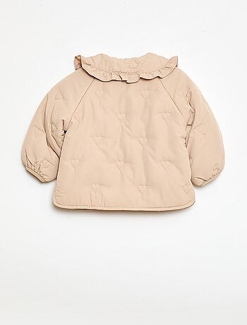 Doudoune matelassée en cœurs