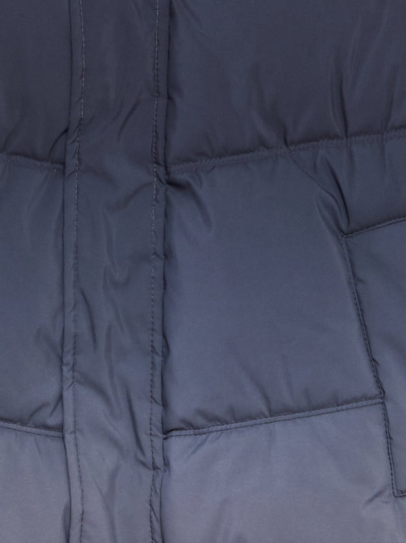 Doudoune matelassée tie and dye noir - Kiabi