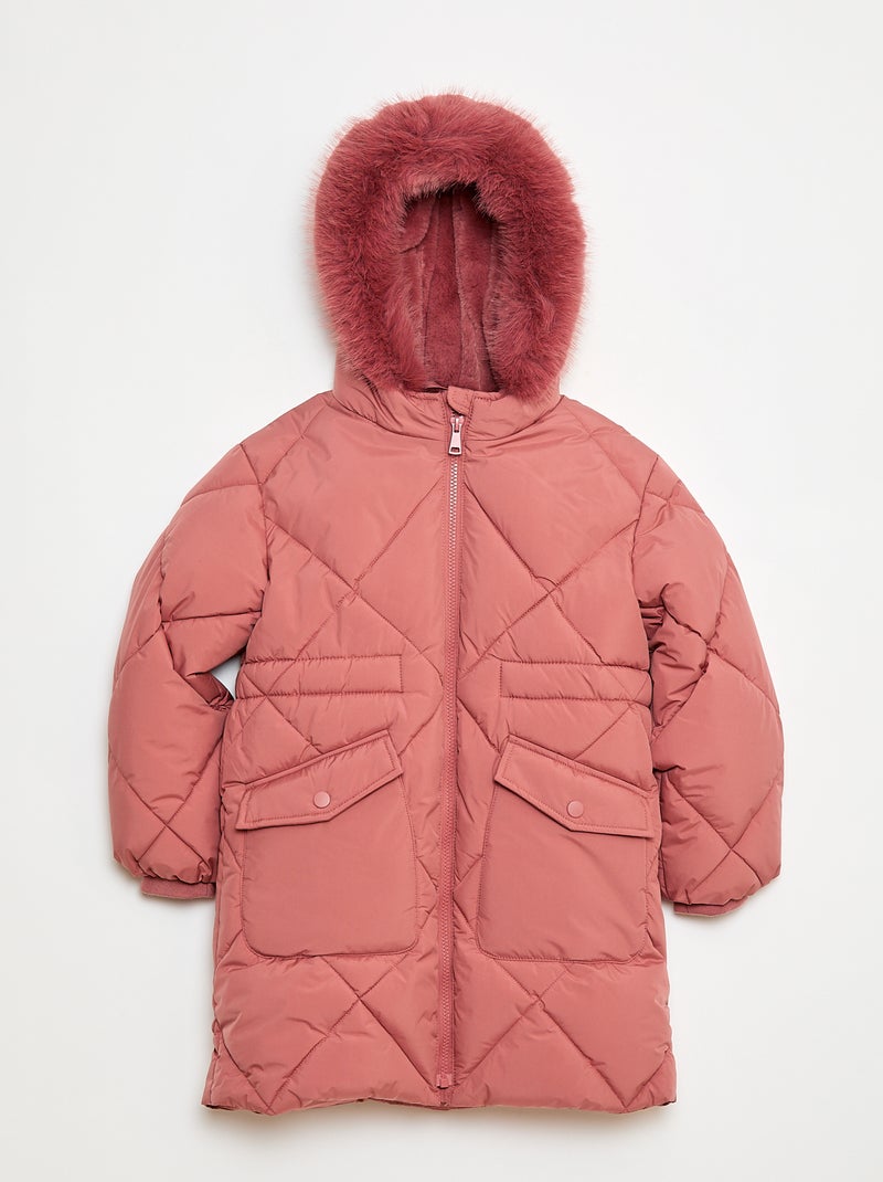 XINYUNZU Fille Veste Polaire à Capuche Chaude Manteau à Carreaux